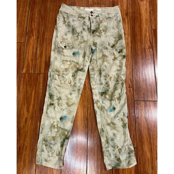 Anthropologie Watercolor Cargo Pants size 27 - Picture 1 of 6
